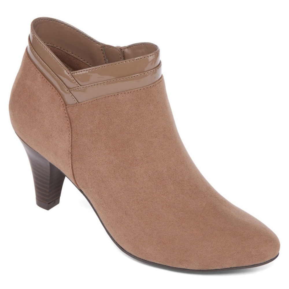 East 5th Quentin Booties Heel Zip Memory Foam
